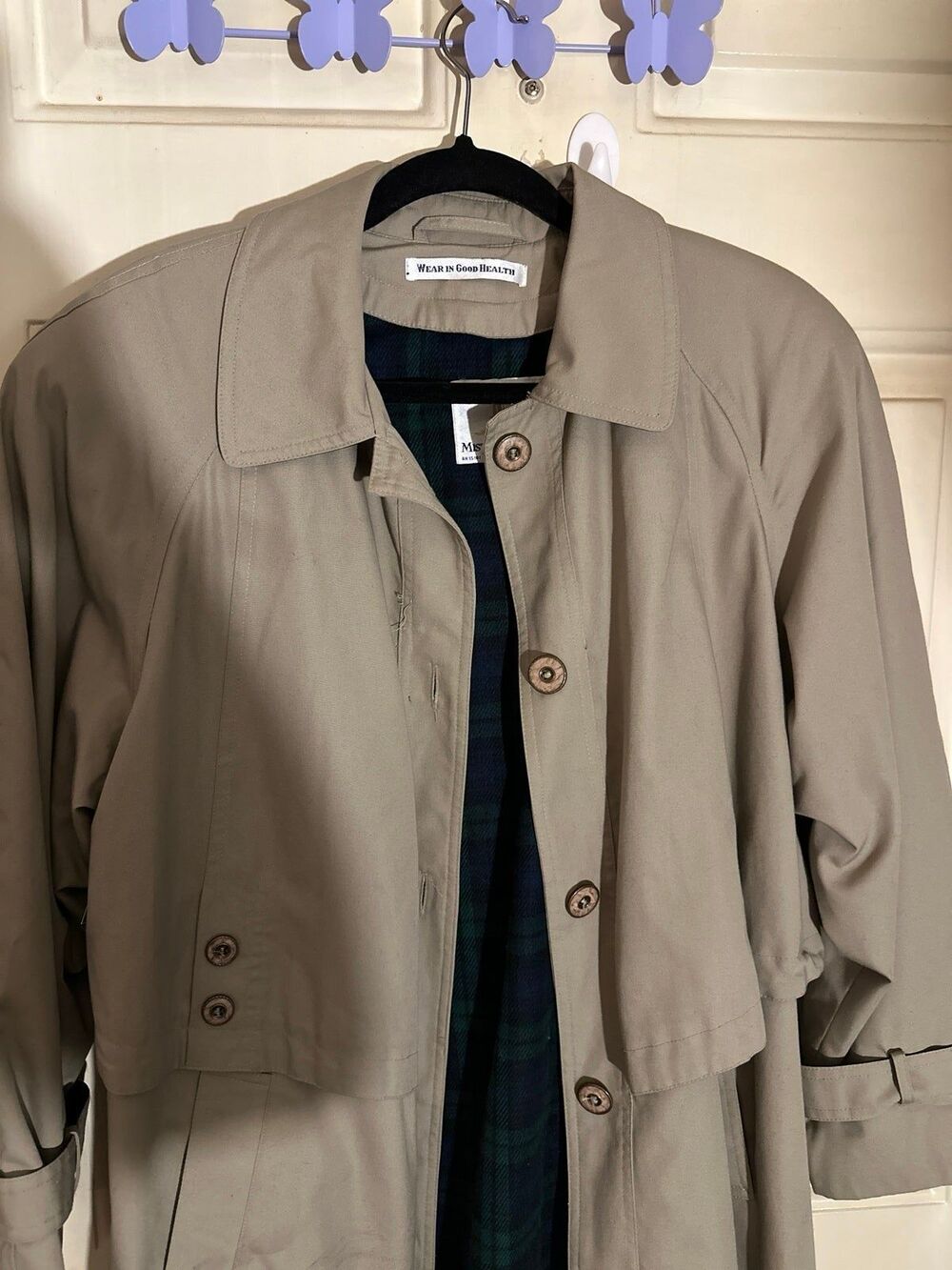 Vintage Lined Trench Coat